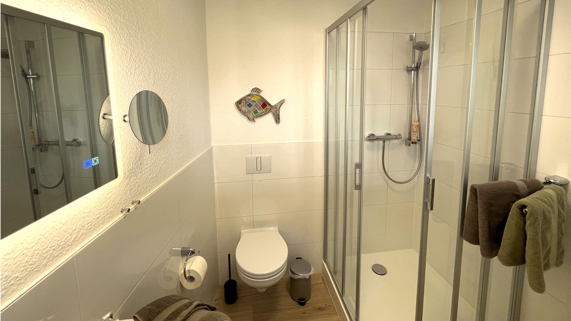 1x1m Dusche im Bad