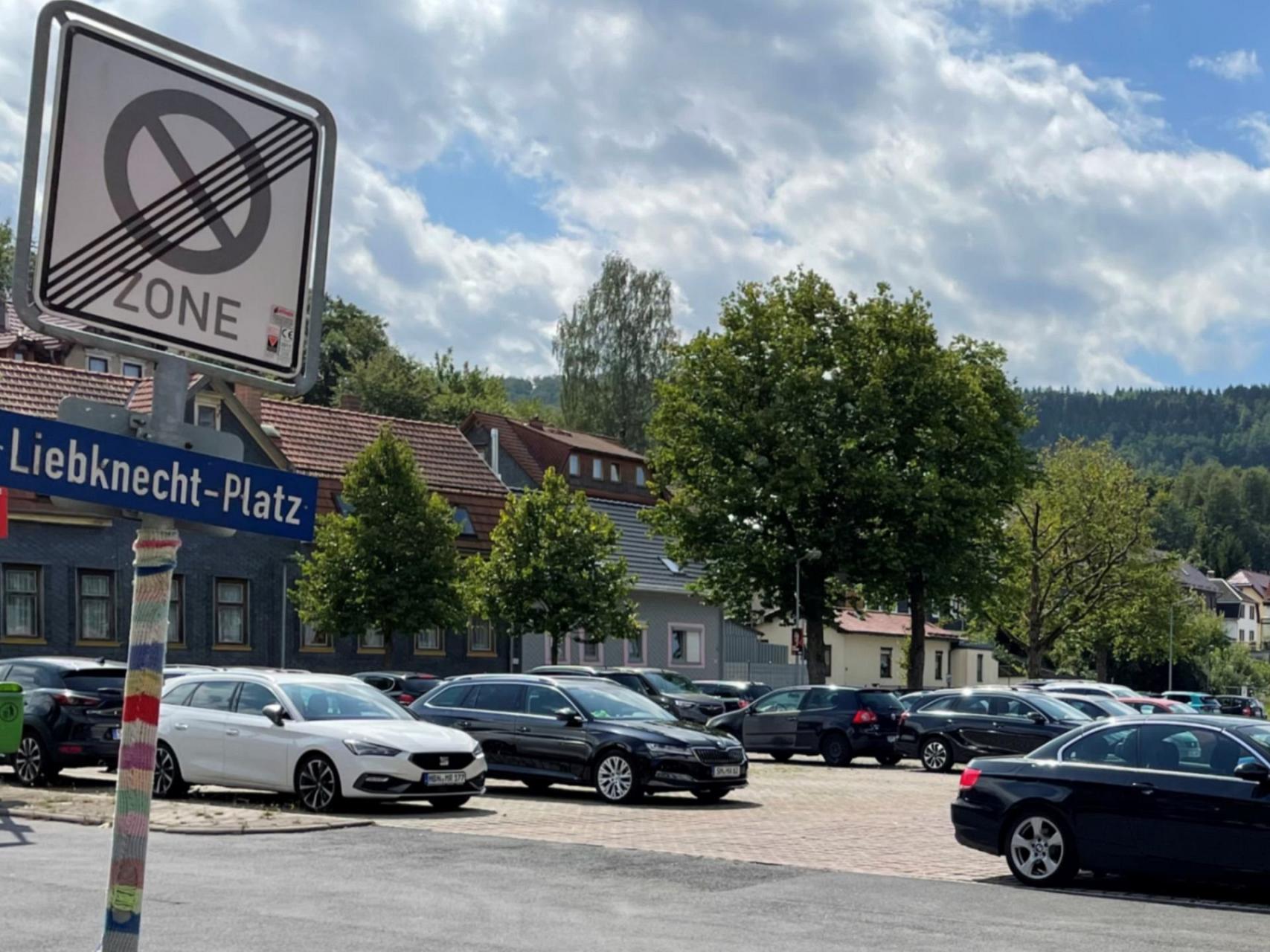 Parkplatz 50m entfernt